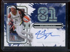 2025 Panini Impeccable WNBA Arike Ogunbowale Auto Most Steals /81 #ISA-AO