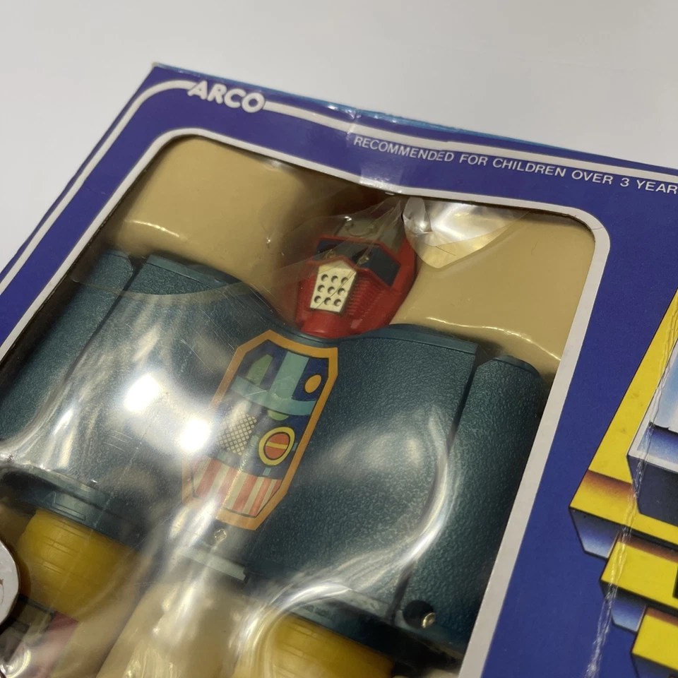 Arco Gobots Go Bots 1985 binoculares robot figura de acción transformador caja de juguetes 5524 Foto 4 de 4