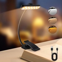 Led Leselampe Buch Klemme Akku, Buchlampe Mit 24 Leds Kinder, Usb