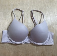 Aerie Real Sunnie Demi Push Up Underwire Bra Size 32B Lilac