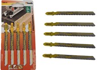 Kwb StichsäGebläTter T101BR T- Schaft Hcs Holz Fein Spanplatte StichsäGe 5 Tlg.