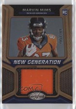2023 Certified New Generation Jerseys Mirror Bronze 185/349 Marvin Mims qc6