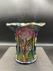 Fenton Amethyst Carnival Glass Thistle Toothpick Holder
