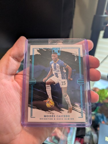 Moises Caicedo [Sapphire] #47 2022 Panini Impeccable Premier League card