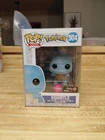 Funko Pop! Pokémon Squirtle #504 Flocked GameStop Exclusive – With Protector