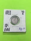 1933 Canadian George V .8 Silver 10 cent Dime.  Trending At $7.50
