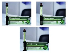 3 x Dental DENGOTEMP NE Zinc Oxide Non Eugenol Temporary Cement 9gm Syringe