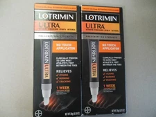 (2) Lotrimin Ultra No-Touch Athlete's Foot Treatment Cream (20g) Exp. 09/2026