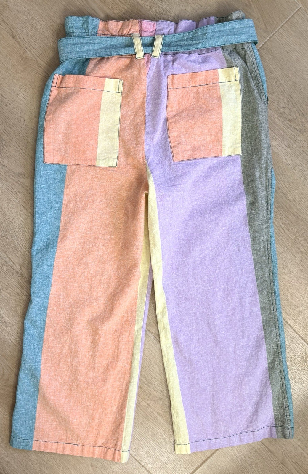 New Current Air MultiColor Pastel Patchwork Paper… - image 6