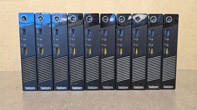 (Lot of 10) Lenovo ThinkCentre M73 Micro i5-4570T,4GB RAM w/ Caddy,No SSD/AC #21