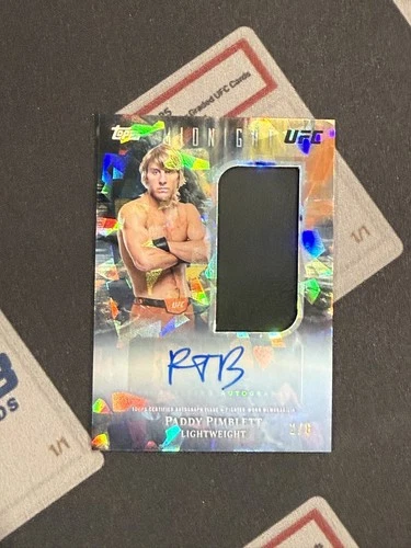 Paddy Pimblett - 2026 Topps Midnight UFC - Fight Glove Relic Auto /8 SSP