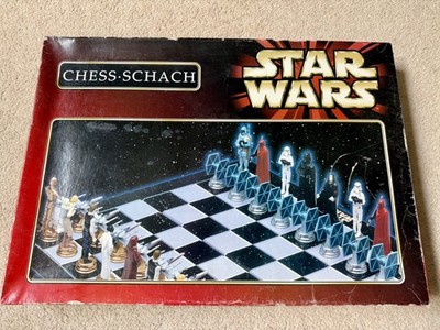 Star Wars The Original Trilogy Chess Schach Set (1999) Komplett Boxed Vintage 
