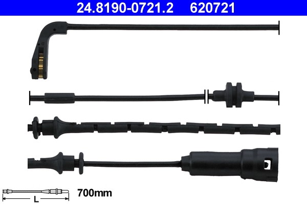 Für ATE 24.8190-0721.2 BRAKE PAD WEAR SENSOR. OPEL VECTRA C FRO