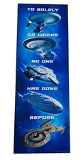 Star Trek USS Enterprise CBS Studios Wall Mounted Decor Wood 24"