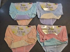 Daisy Dreamer 12 Pack Maxi Cotton Pastel Briefs Knickers, Size L UK 14-16