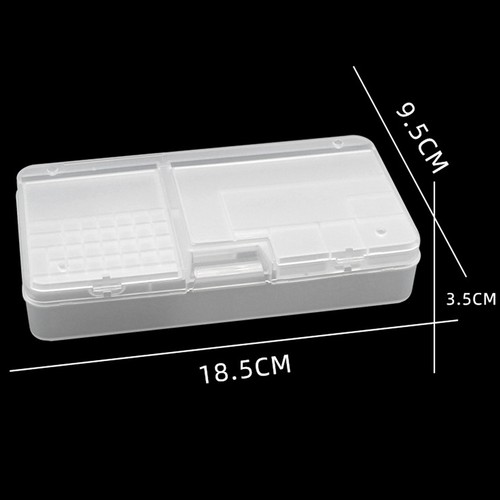 Screw Organizer White Transparent Rectangular Strong PP Lock Design Hardware Or - Picture 15 of 20