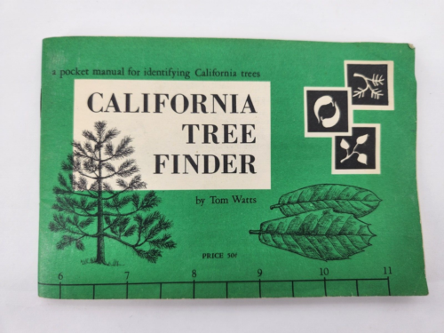 California Tree Finder 1963 Tom Watts pocket paperback