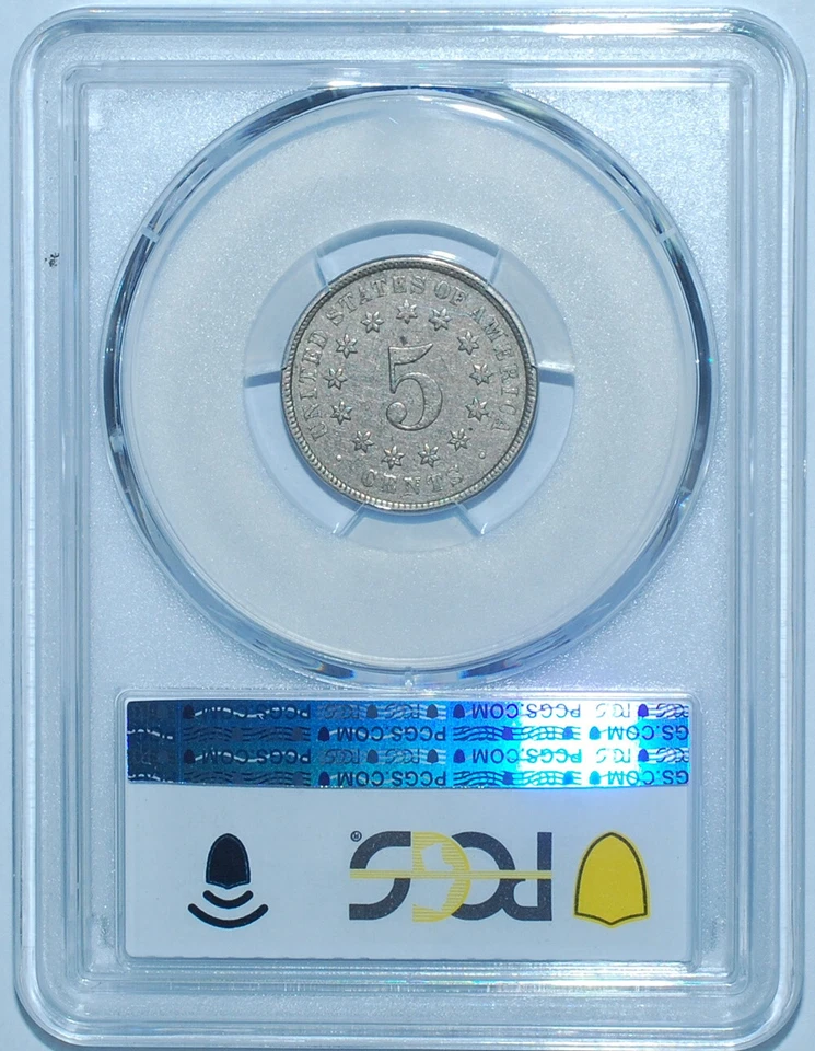 1876 PCGS VF25 FS-102 DDO Doubled Die Obverse Shield Nickel - Image 2 of 4