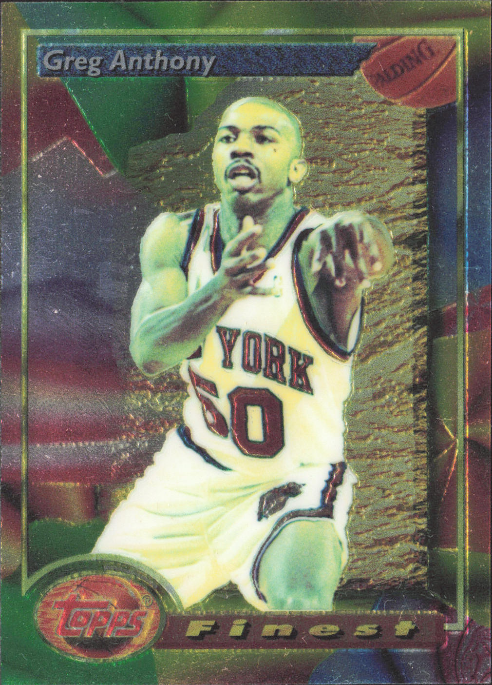 Greg Anthony 1993-94 Finest #66 New York Knicks