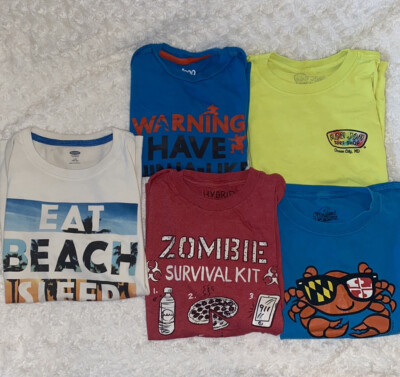 5 Boys Graphic T-shirts