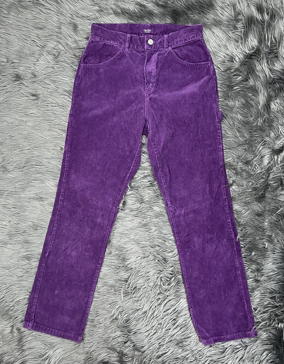 John Galt Shanghai MH250 Dark Purple Corduroy Cargo Carpenter