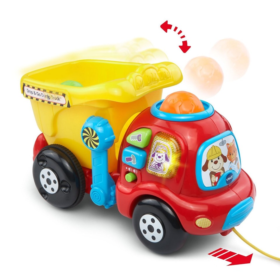 VTech Drop and Go Dump Truck, Yellow Standard Packaging eBay