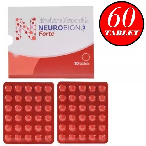 60 Tablets Neurobion Vitamin B1, B6, B12 for Numbness, Tingling & Nerve