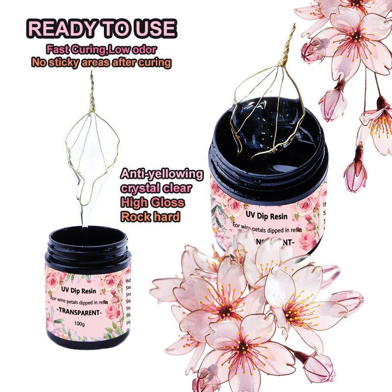 40ml UV Resin Glue – High Gloss Jewelry-Making Ultraviolet Curing Compound