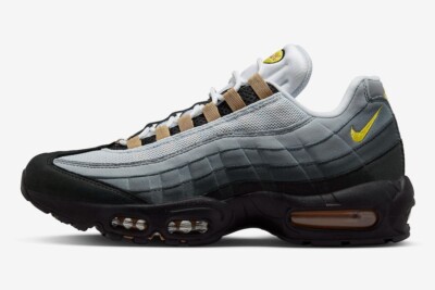 Nike Air Max 95 Icons Yellow Strike New Sneakers Size 7.5 UK