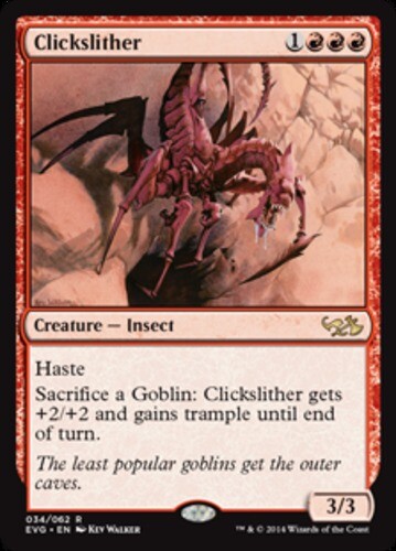 Clickslither ~ Near Mint Duel Decks: Anthology MTG Magic UltimateMTG Red Card - Picture 1 of 1