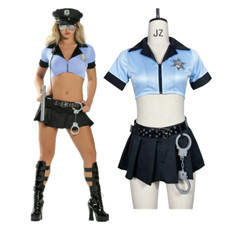Costume poliziotto sexy cosplay poliziotta uniforme polizia donna nightclub abito fantasia