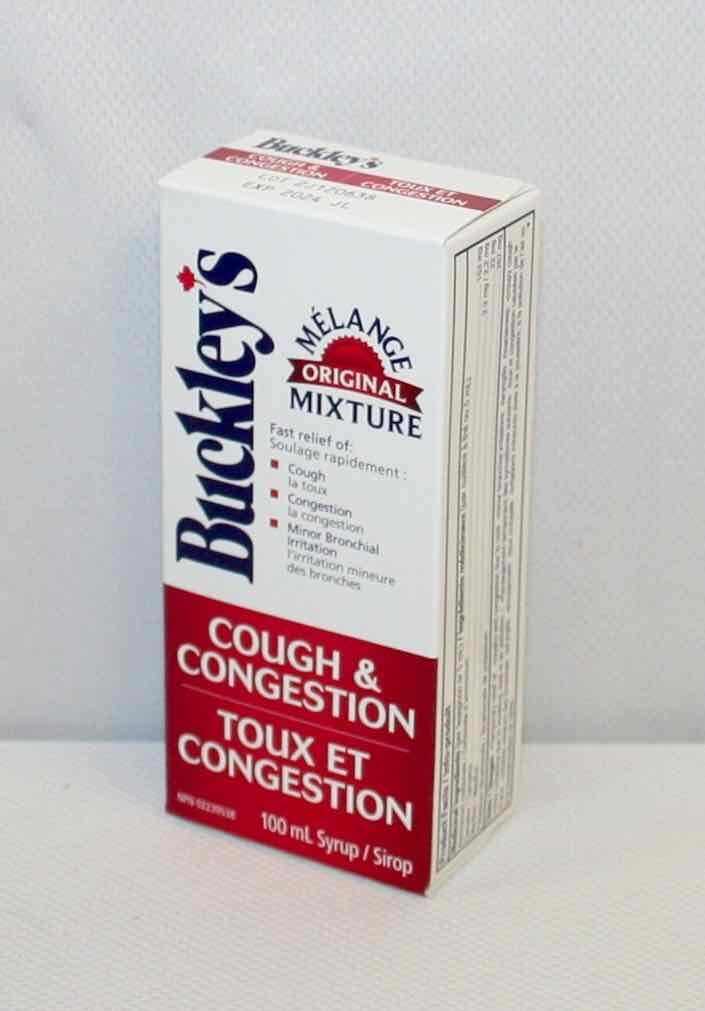 Canadian Buckley's Original Cough & Congestion 100 ml syrup! Ships FAST from USA International