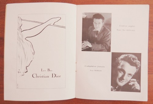 ● Théâtre TRESOR (Serge REGGIANI) Roger Mac Dougall Publicités de parfums livret - Picture 4 of 10