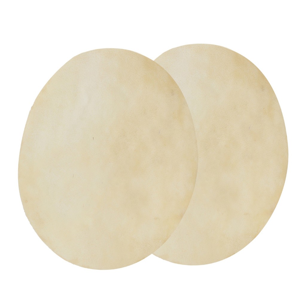 (9.0 Inch)Bongo Drum Head Skin 2Pcs Drum Head Skin With Consistent Clear Sound