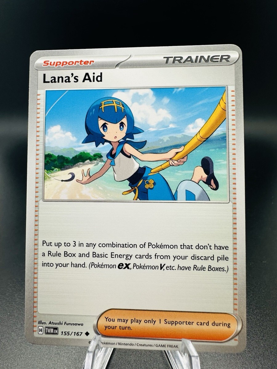 Pokemon TCG - Lana's Aid 155/167 - Twilight Masquerade 2024 | eBay