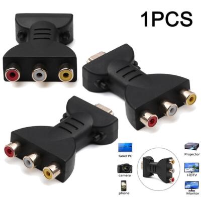  Audio Adapter HDMI compatible Klinke Stecker auf 3inch Chinch für Konverter