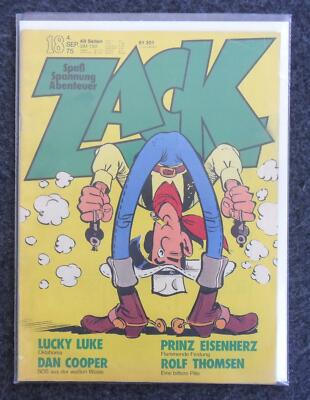 Zack Nr. 18 (1975 - Dünnes Papier) Mit Beilage - Koralle Verlag - Z. 2