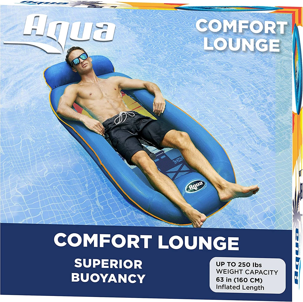 Aqua Luxury Comfort Pool Float Lounges Recliners Multiple