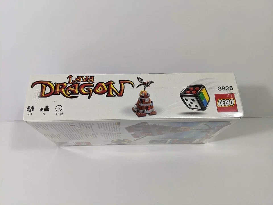 NEW SEALED LEGO Games Lava Dragon 3838 Retired 4 Minifigs Castle Factory 2010 - Image 3 of 4