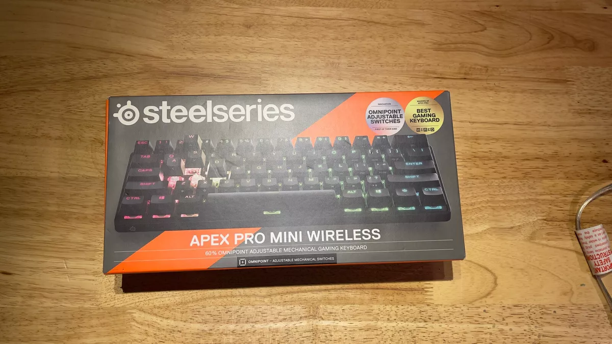 SteelSeries Apex Pro Mini wireless Gaming Keyboard NIB new in nox