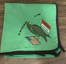 TROOP 178 HOLDEN ￼MASSACHUSETTS FLAGS BOY SCOUT BSA￼ NECKERCHIEF N146
