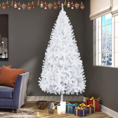 950 TIPS 7 Feet Tall Christmas Tree W/Stand Holiday Season Indoor Outdoor White