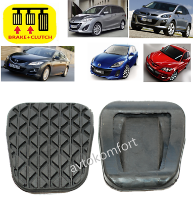MAZDA MIATA 1990-2005 & MAZDA 323 1986-1989 NEW OEM CLUTCH PEDAL PAD SET From Renowned Brand(s).