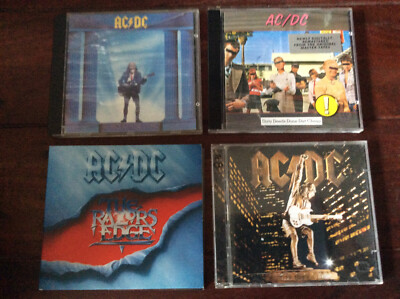 AC / DC [4 CD Alben] Stiff Upper Lip Who Made  who Dirty Deeds done Razor Edge