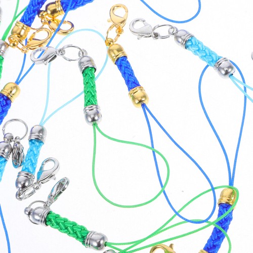 30 Pcs Schmuckseilzubehör Schlüsselanhänger Schlüsselkettenteile - Zdjęcie 9 z 12