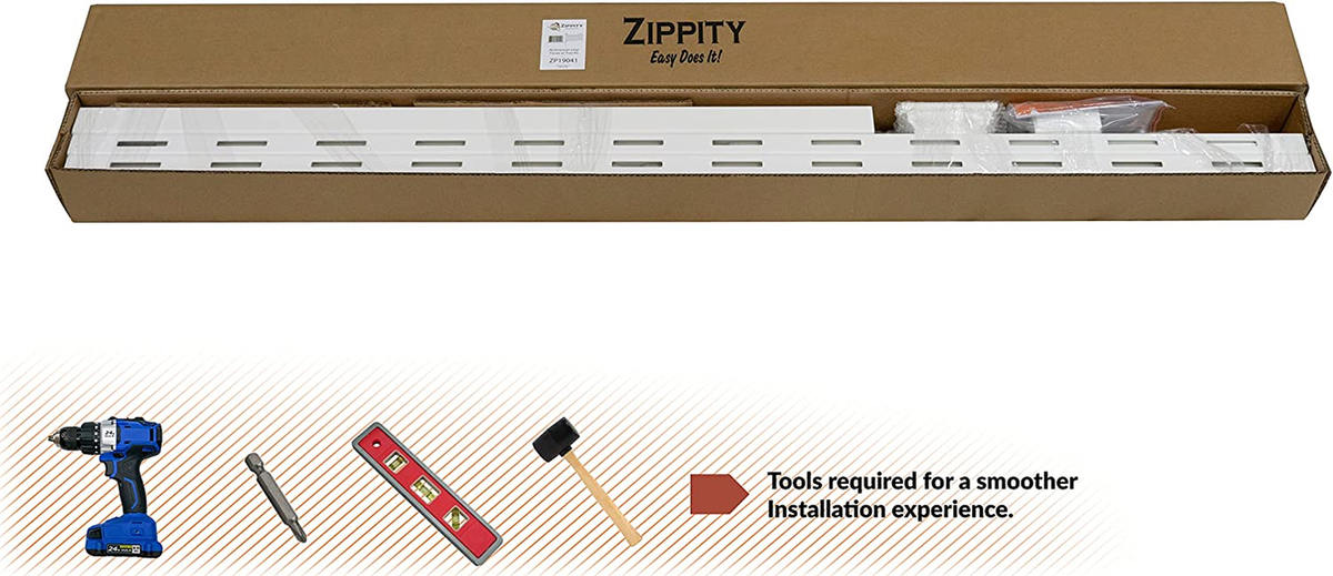 Zippity Outdoor Products ZP19041 No Dig All American Fence, White