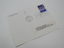 USPS Scott UX279 20c Love Swans First Day of Issue Postal Card