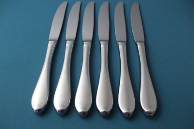 Gorham STUDIO Dinner Knives Hollow (Set of 6) Glossy Stainless Vietnam 9 1/4''