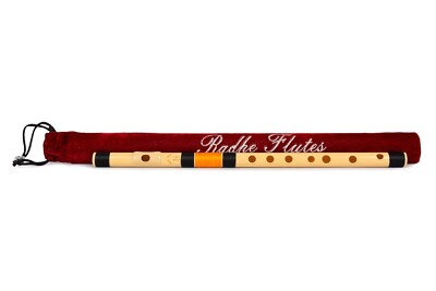 Natural Bansuri PVC Fiber E Middle Octave Left Handed Instrument Flute