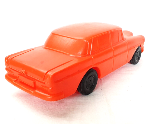 FD Italy 1:20 MERCEDES-BENZ 220 Blow Mold Plastic Model Car Red NM`70 TOP RARE - Picture 7 of 8